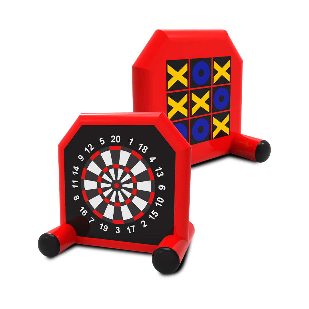 Indoor dart and x&0 game